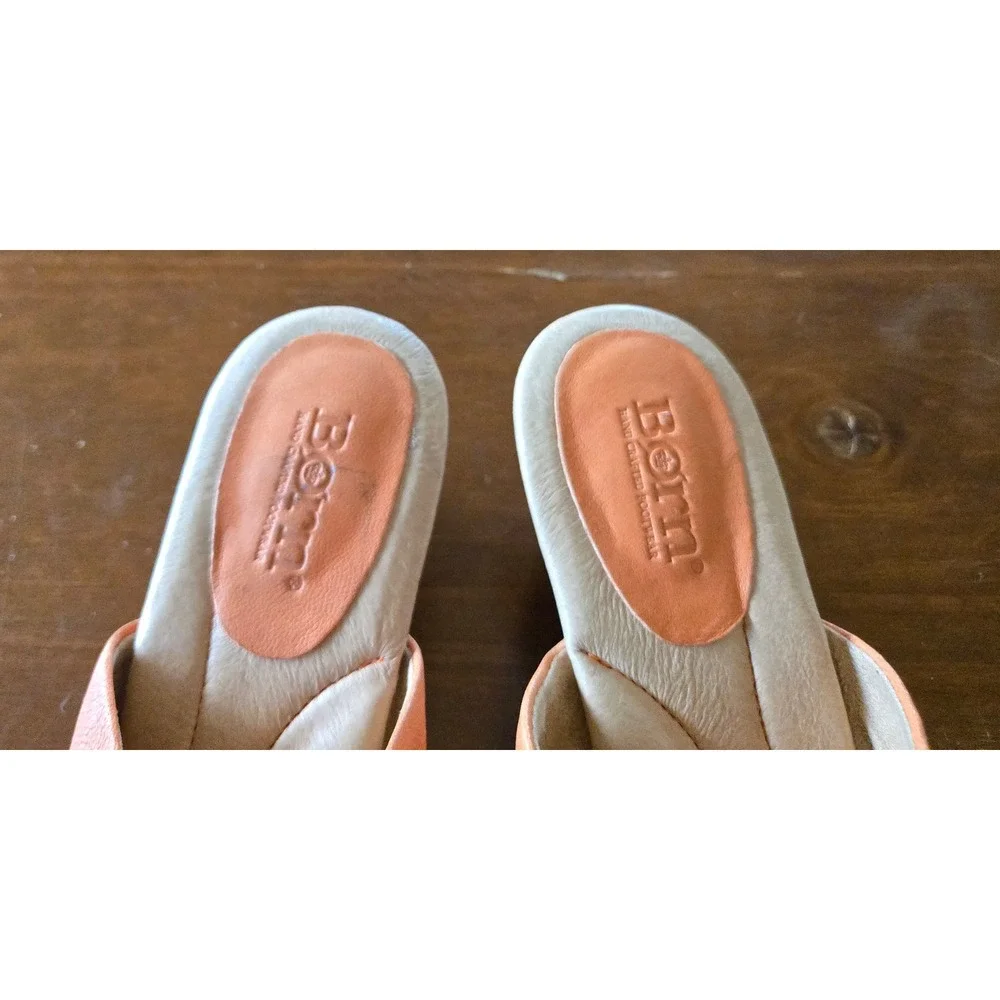 Born orange leather